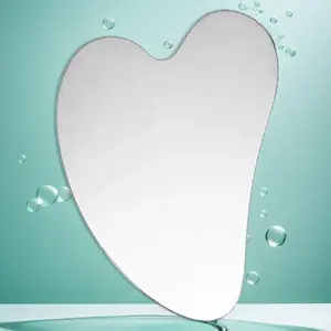 1pc/ Gua Sha facial tool, Gua sha skin massage, Gua sha body and eye beauty tool, neck massager, Facial care tool, helps enhance product absorption, suitable for eyes, face and neck