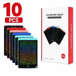 10pcs 8.5in Reusable Electronic LCD Writing Graphics Tablets - Toddler Tablets, Educational Learning Devices, Interactive Drawing Pads for School & Home Use, Kindergarten Boy Toys