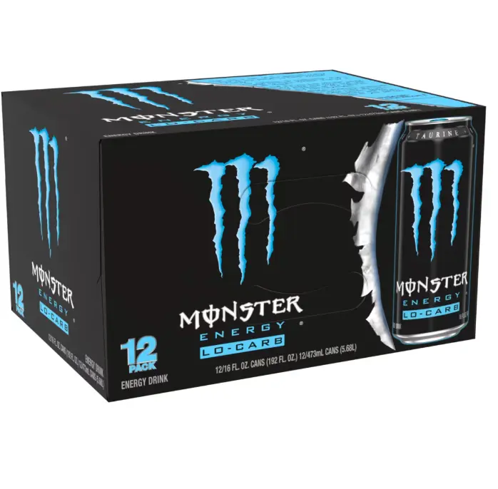 Monster Energy, LoCarb , Energy Drink, 12 Pack - 16 Fl Oz Monster Energy, LoCarb , Energy Drink, 12 Pack - 16 Fl Oz