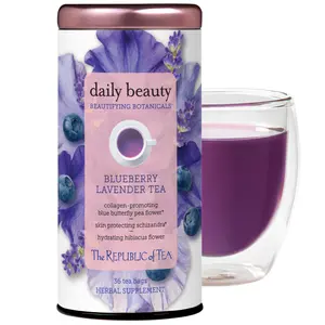 The Republic of Tea - Beautifying Botanicals Daily Beauty Herbal Tea, 36 Tea Bags