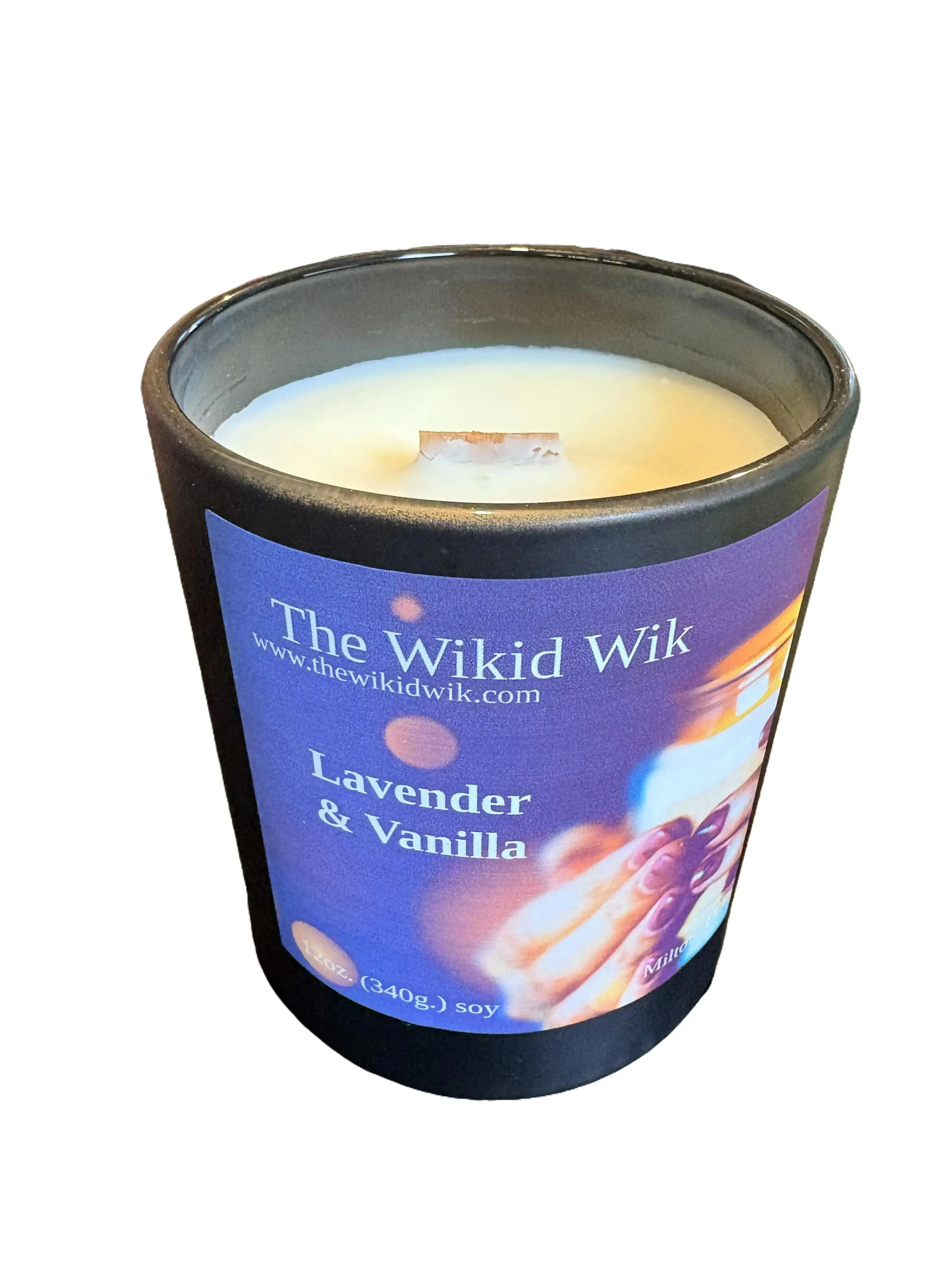 Lavender & Vanilla - Scented Soy Candle (NEW)…Calming, cozy, and comforting — like winding down in a softly lit, peaceful space.