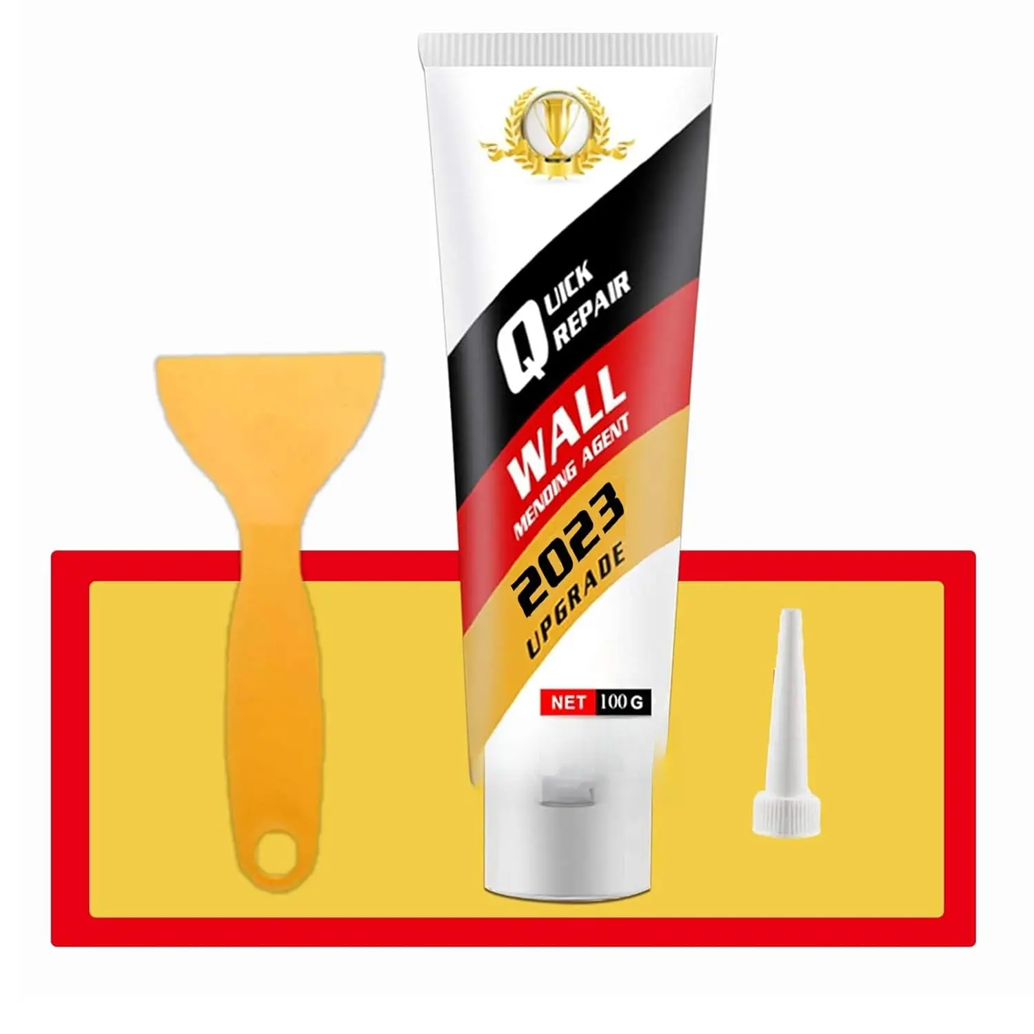 Drywall Patch Repair Kit with Scraper, Wall Spackle Repair Paste, Wall Mending Agent Quick and Easy Solution to Fill The Holes for Home Wall, Plaster Dent Repair and  Scratch Repair