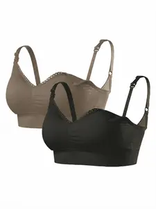 Breastfeeding Bra Set for Mothers, Comfortable & Breathable Nursing Bras, Suitable for All Moms, Ideal for Work & Daily Life