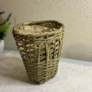 Doko Traditional Nepali Woven Basket Handcrafted Doko Traditional Nepali Woven Basket Handcrafted