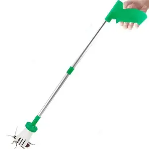 Foldable Lightweight Aluminum Alloy Insect Trap, Handheld Bug Catcher Clip for Cockroaches Spiders, Quick Pest Control Tool for Outdoor Garden Indoor Use, Folding Feature, Handheld Operation