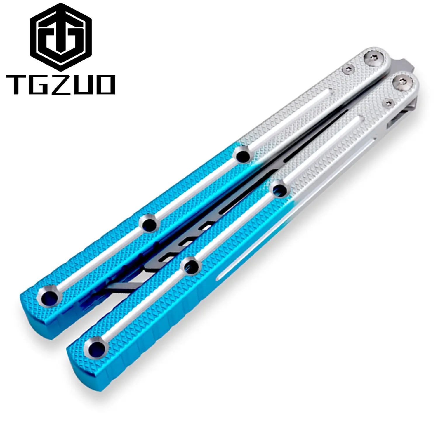 Tgzuo Balisong, Aluminum Alloy Handle, Four Colors Available, Ideal for Beginners, Durable & Lightweight Design, 1pc Flip Tool, Durable Construction, Lightweight Build, Portable, Beginner Friendly