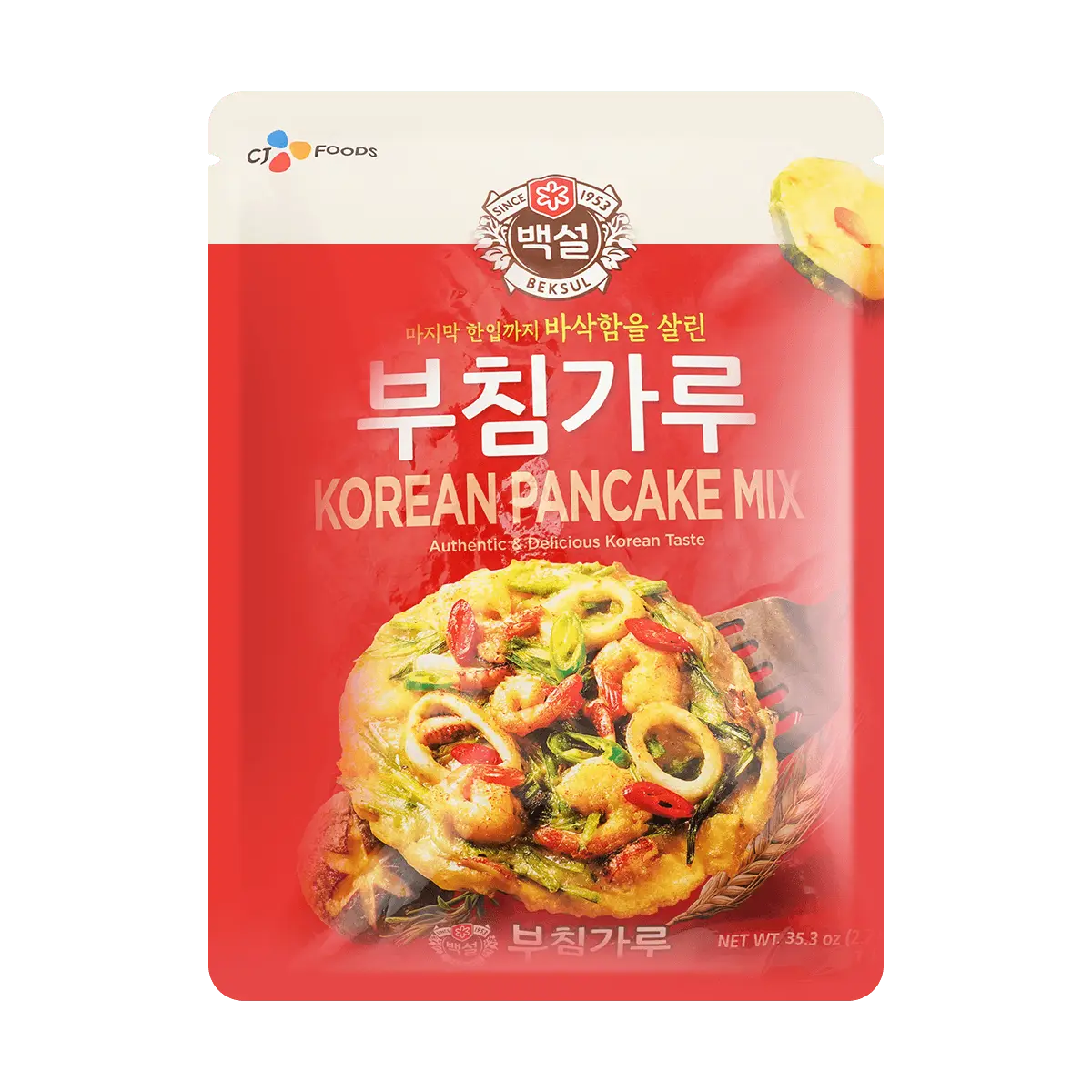 Cheil Jedang Korean Pancake Mix (Buchim Garu) 1kg - Authentic Korean Fried Batter for Jeon & Kimchi Pancakes