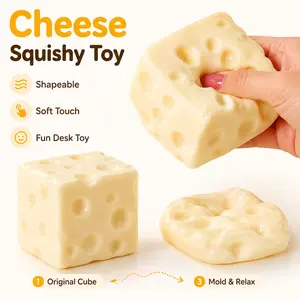 Cheese Squishy, Cheese Squishy Cube, Cheese Squishies, Squishy Toys, Squishies Toys, Squishy Fidgets, Fidgets Squishies, Stress Ball, Fidgets For School, Popular Squishies, Fun Gifts, Cute Girly Gifts, Toy
