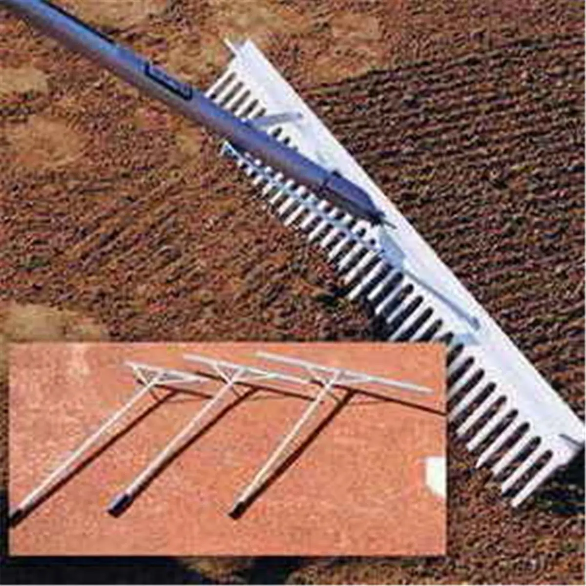 212 MAIN Rake and Leveling Field Groomer, Professional Aluminum Tool for Sports, Durable and Lightweight for Easy Field Grooming, Field Hockey