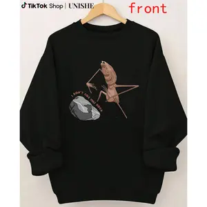 Marcus The Worm Sweatshirt Humorous Meme Design Brain Rot Print
