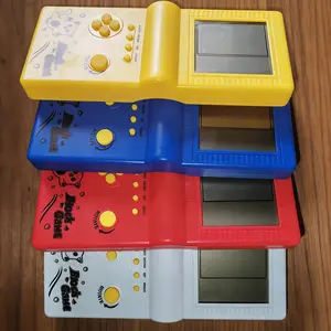 Vintage Classic Handheld Gaming Console, Durable Plastic Compact Portable System, Large Screen, Creative Toy, Easy Operation, Multiple Games Included