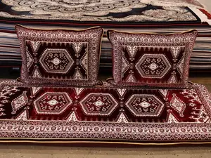 Luxury RED Afghan Toshak Cover Set R04 | Velvet High Quality | Custom Made Toshak Set