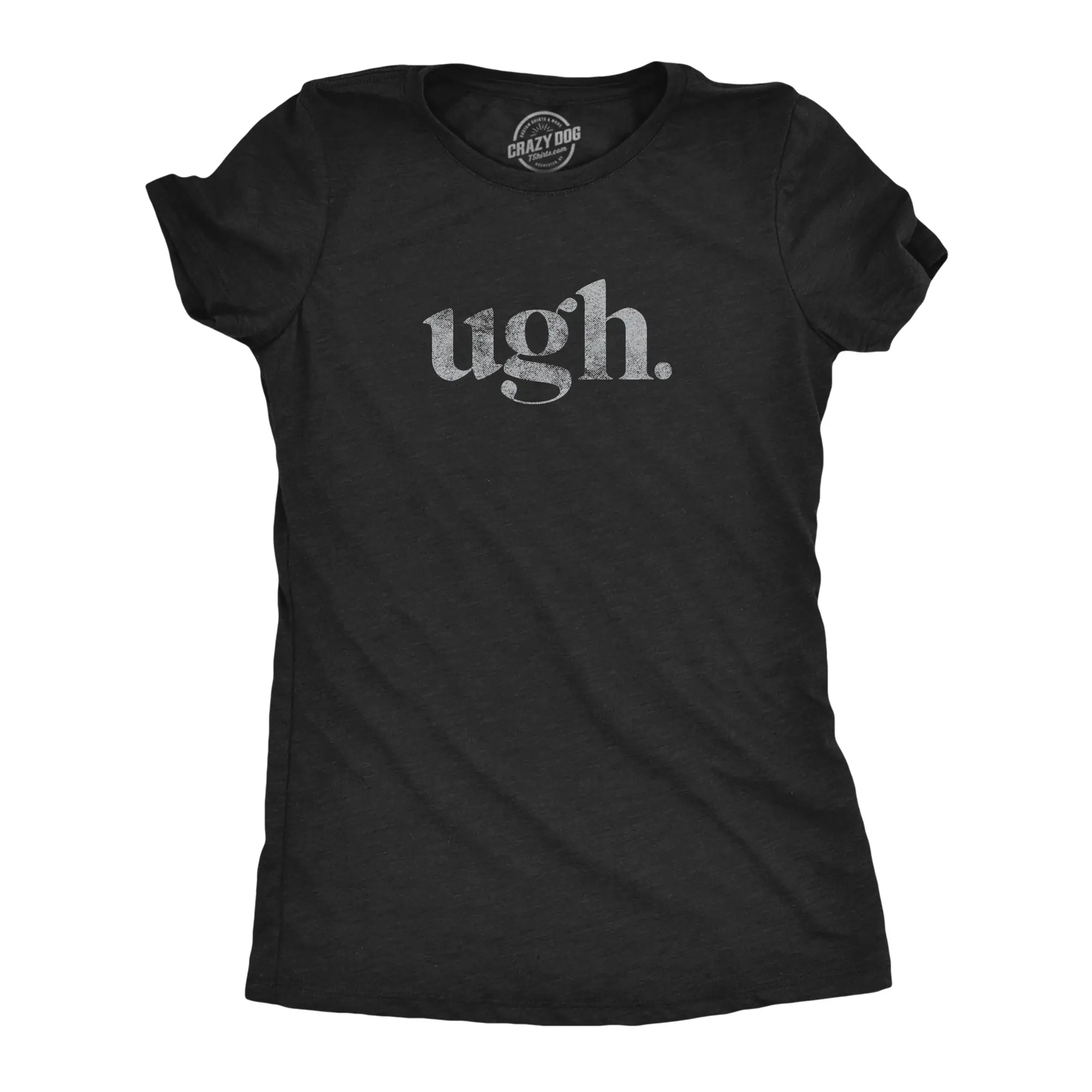 Women's Vintage Graphic Sports Top - Round Neck, Soft & Comfortable, Funny Sarcastic Eye-Rolling Prints, Retro Casual Introvert Gift T-Shirt, Black (Father-Approved)