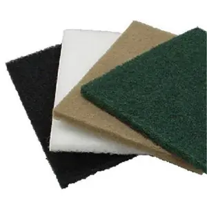 212 MAIN Virginia Abrasives 416-54187 White Thick Pad - 12.75x5.88 in, Pack of 5, Fits Orbitals, Reptile & Amphibian Cleaning Tool
