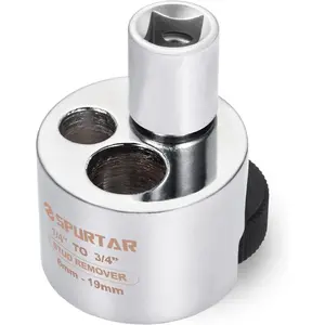 Stud Remover Fit 1/4" to 3/4" (6 to 19mm) Bolt Extractor Nut Splitter with Knurled Roller and Cam Lock, Stud Extractor Tool for Broken Bolt Remover or Seized Nuts, Grip Damaged Screws