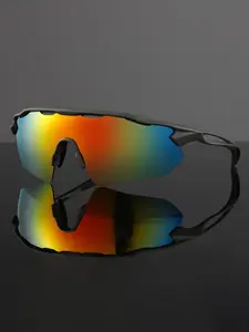 Unisex Plain Sports Eyeglasses, 1 Pair Windproof and Anti-Sand Sports Eyewear, Non-Slip Goggles, Safety Glasses for Outdoor Cycling, Driving and Fishing