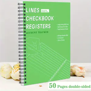 Premium Hardbound Ledger Book with 100 Thick Pages, 5.5 X 8.5 Inches, Ideal Accounting Journal for Small Business & Personal Use, Journal Notebook