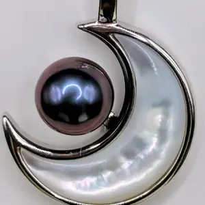 Silver Moon Heirloom Pendant