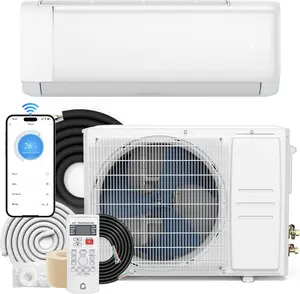 18000 BTU Mini Split Air Conditioner and Heater WiFi Enabled 19 SEER2 Energy Efficient 230 Volt White Inverter Aircon Aircon Accessories