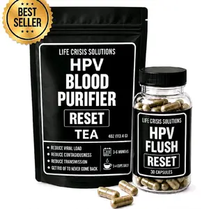NO HPV LABEL OPTION AVAILABLE- BEST HERBS IN WORLD -HPV 100% NATURAL ORGANIC HERBAL KIT  TEA