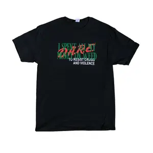 [100% Cotton]summer T shirt Short-Sleeve T-Shirt - "Spent All My D.A.R.E" Graphic, Seamless Smooth Fabric, Plus Matching Black Hoodie & Sweatshirt for Autumn-Winter Casual Minimalist Round Neck Tops