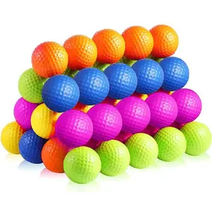 6/12pcs Golf PU Balls, Soft Practice Golf Balls, Durable & Flexible, Ideal for Men, Enhance Your Game, Perfect for Training