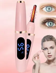 Heated Eyelash Curlers - Eye Lash Curler Heat - Mini Electric Eyelash