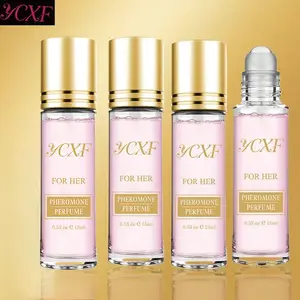 Women's YCXF 3-Piece 15ml Roll-On EDP Tester Set, Aromatic Floral & Fruit Woody Fragrance Blend with Bergamot, Orchid, Musk Notes, Fruit Woody Floral