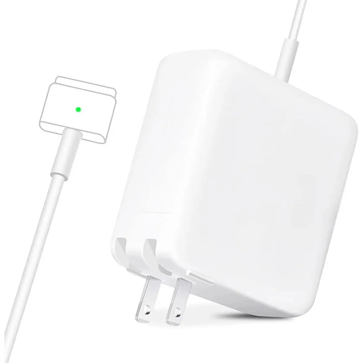 Laptop Charger, 45W Output Aluminum T-Tip Plug Wired Power Adapter, Fast Charging Computer Accessory for 11-inch, 13-inch MacBook Air (2012-2017), Computers