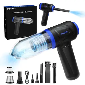 UDIAG Car Vacuum Cleaner BVC200 Wireless 3-in-1 Compressed Air Blower Vacuum Cleaner 22000PA High Power Hand Held Vacuum with LED Light and Multi-Nozzles for Car, Home, Office, Pet