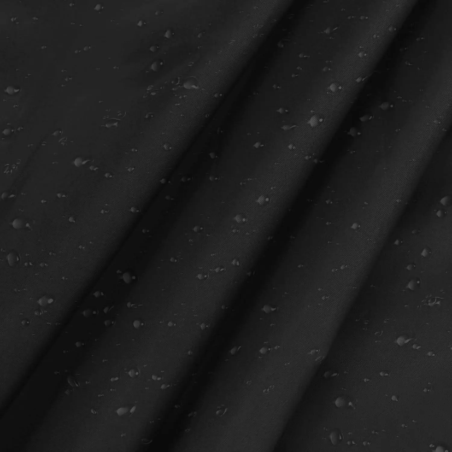 Waterproof Fabric Ripstop Nylon Fabric by The Yard - 60 Inch Wide(1 Yard), Water Proof Black Fabrics Lightweight Kite Fabrics for Tent Bag Tarp DIY Craft Travel Outdoor