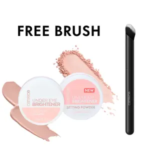 Under Eye Brightener Concealer & Setting Powder + Brush