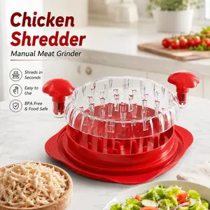 Chicken Shredder,Manual Meat Grinder,Pet Food Aid,High Resistance To 356 ° F,Free Of Bisphenol A,Strong Anti Slip,Easy To Use,Specially Designed For Grinding Meat And Vegetables