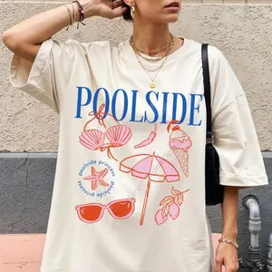 Poolside Collage Comfort Colors T-shirt