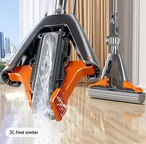 Floor Squeegee Water Broom with Extendable Handle – Quick Drying Cleaner