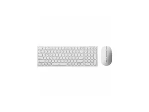 Alogic Echelon USB-C Rechargeable Wireless Mouse and Compact Keyboard For Mac - USB Type A Wireless Bluetooth/RF 5.0 2.40 GHz Keyboard - White - USB Type A Wireless Bluetooth/RF Mouse - White - Cut, C