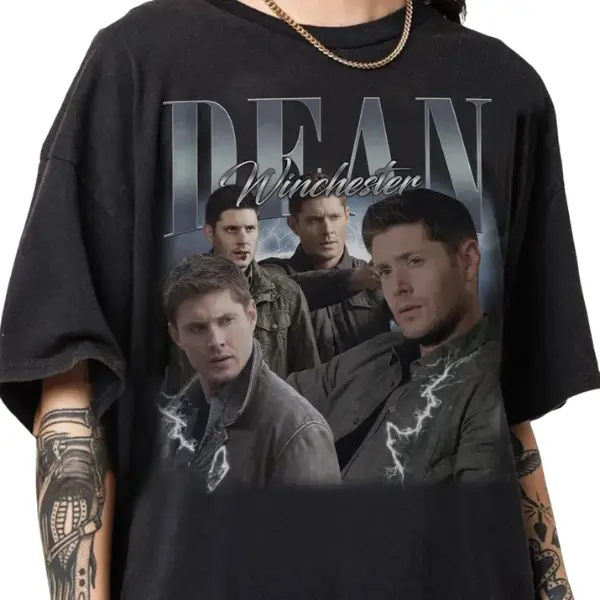 Dean Winchester Y2K Vintage T-Shirt, Retro 90s TV Graphic Tee, Supernatural Fan Shirt, Tumblr Core Aesthetic, Unisex Gift
