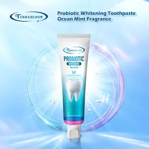 [Buy 2 get 1  free] Probiotic Whitening Toothpaste ,24-Hours Fresh Breath Whitens Teeth Supports Fresh Breath, Brightens Yellow Teeth,With Hydroxyapatite , Long-Lasting Fresh Breath ,Mint, Daily, Fragrancehydroxyapatite toothpaste TERRABLOOM