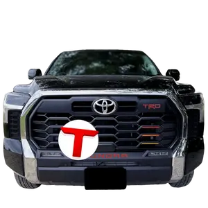 3D Premium Personalized Grille letters badges insert Compatible for 2022 2023 2024 2025 TUNDRA Models strong 3m adhesive ABS Anti FadeCoating Chrome Silver Truck Decal Decorative Sticker Vehicle Exterior Decoration Bumper Sticker Automotive Accessories