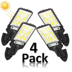Remote-Controlled Motion Sensor Outdoor LED Solar Lights – Multipurpose Flood & Wall Lights for Street, Path, Garden, Patio and Step Lighting