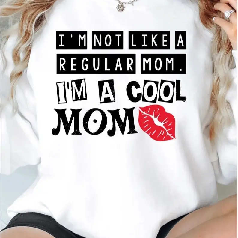 Cool mom pullover sweatshirt for women