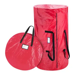 Elf Stor Red Christmas Tree & Wreath ComboStorage Bag