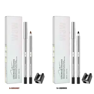 Waterproof Gel Eyeliner Pencil - Smooth Creamy Glide Texture, Smudge-Resistant, Precision Application for Winged Looks & Inner/Outer Eyelids, Daily & Night Makeup Use
