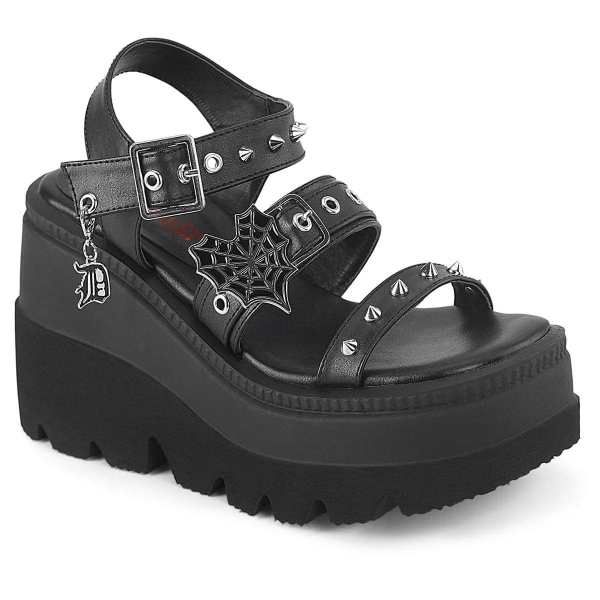 Demonia Shaker-13 Women's Round Toe Wedge Platform Ankle Strap Sandals Demonia Shaker-13 Women's Round Toe Wedge Platform Ankle Strap Sandals