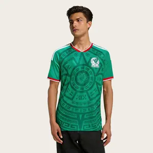 2526 Mexico Home Green Retro Football Jersey