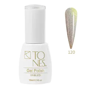 Gel Polish #120 - Frosted White  | White Gel | UV/LED | 0.56 fl oz