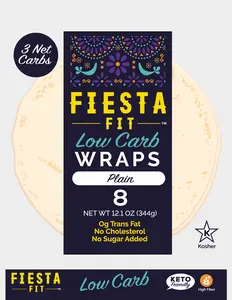 Fiesta Fit Low Carb Wraps - Pack of 3
