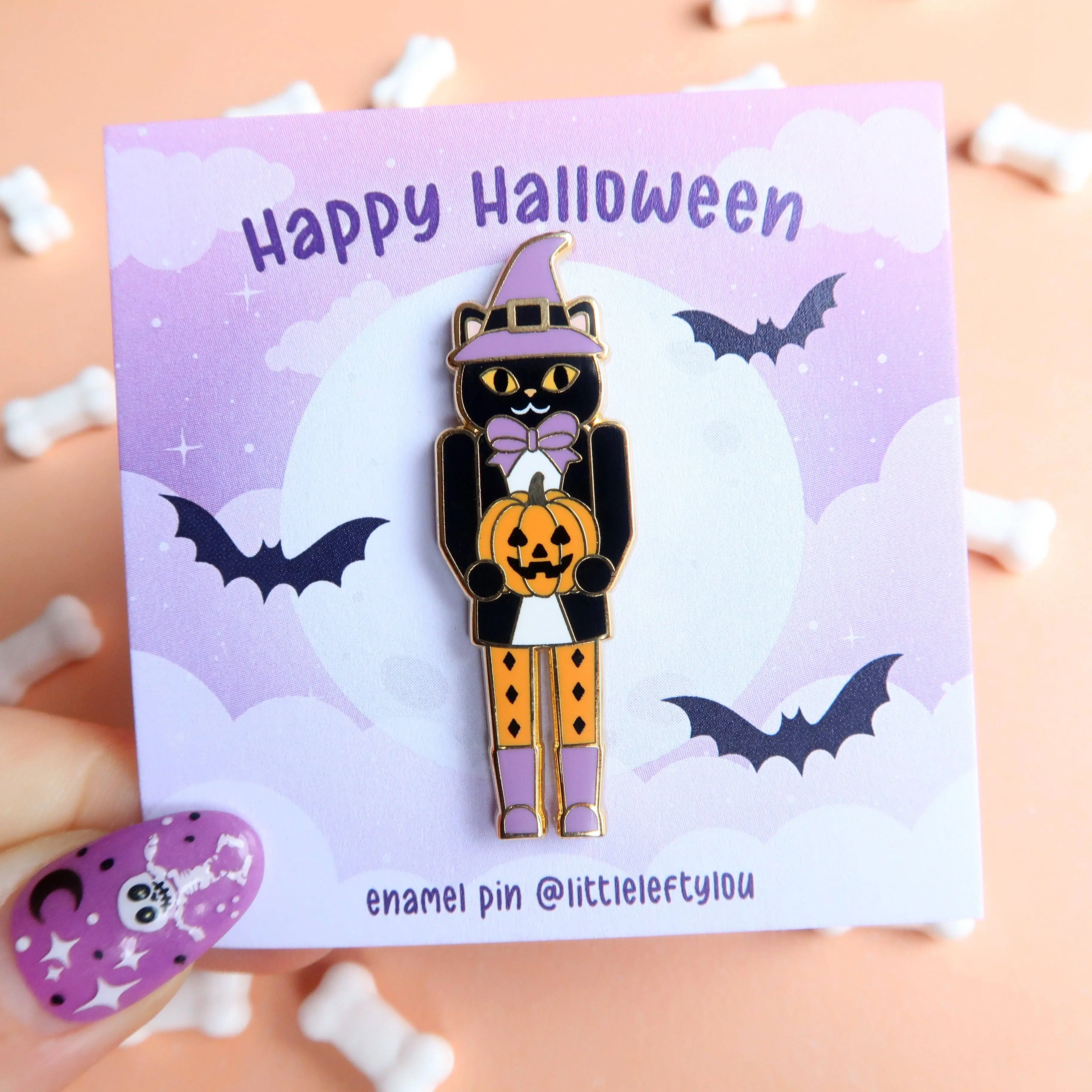 Halloween Nutcracker Pin
