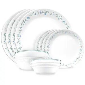 Corelle® Country Cottage 16-piece Mugless Dinnerware Set, Service for 4