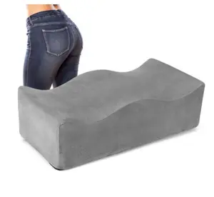 Firm Butt Lifting Pillow Ergonomic Office Seat Cushion for Hip Shaping Comfortable Hip Support Pillow with Footrest Pad Premium High Elasticity Sponge